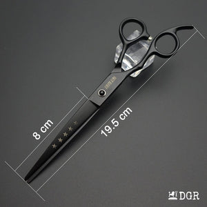7" left-handed Pro. Pet Grooming Shears 1Pcs -Straight scissors