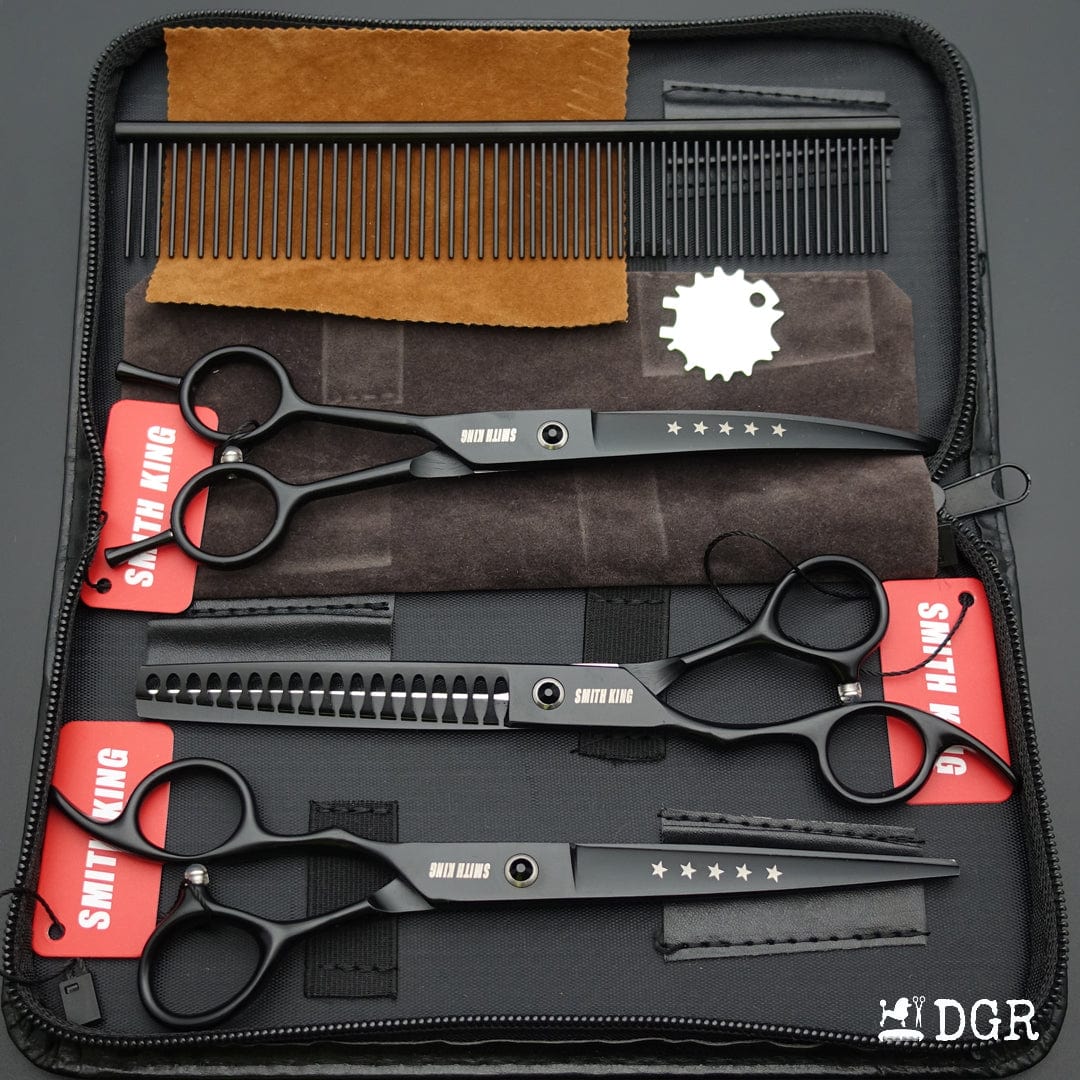 7" left-handed Pro. Pet Grooming Shears 3Pcs Set (New Arrivals)