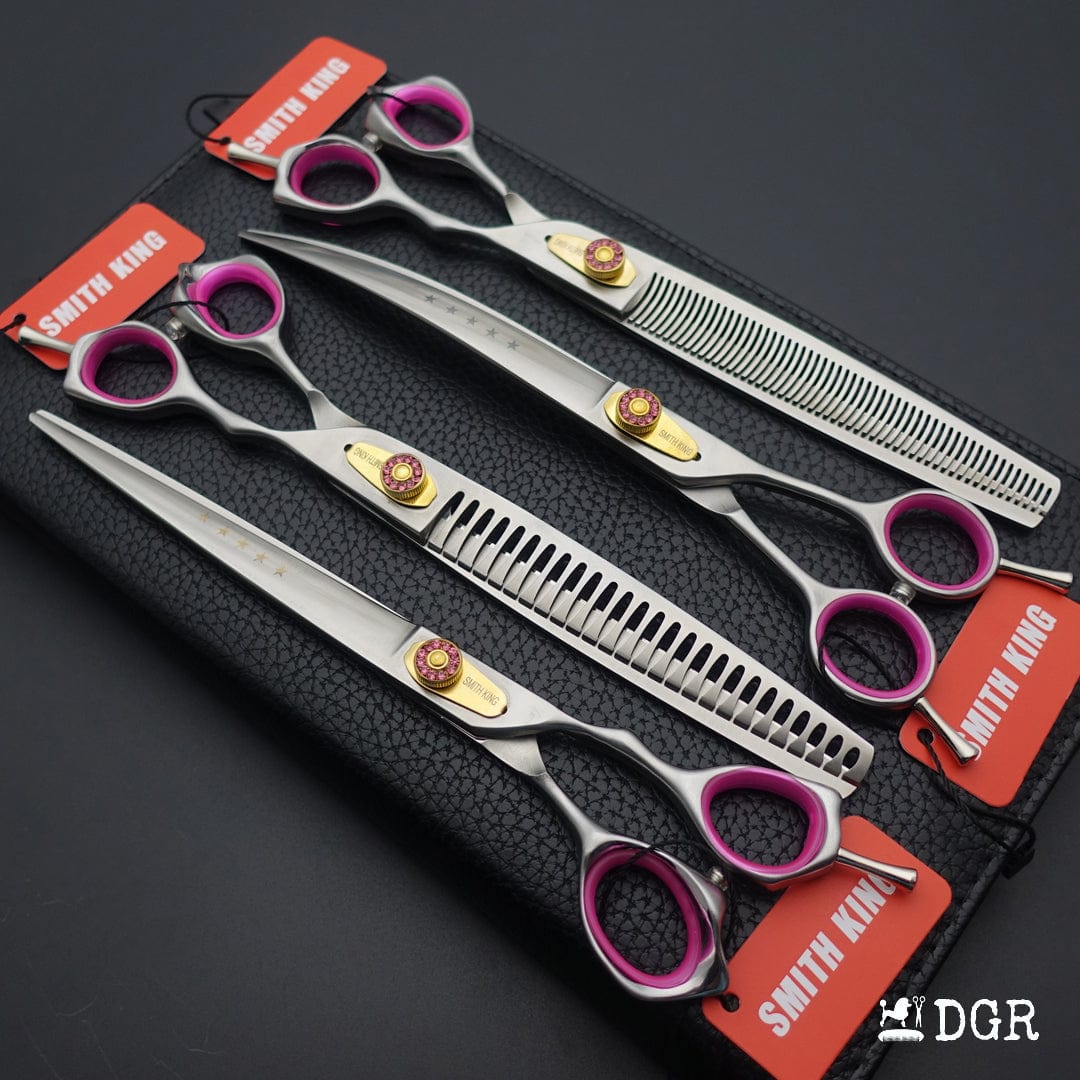 8" Pro. Pet Grooming Scissors 4Pcs set with Comb (New Arrivals)