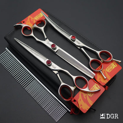 7" Professional Pet Grooming Shears 3Pcs Set (New Arrivals)