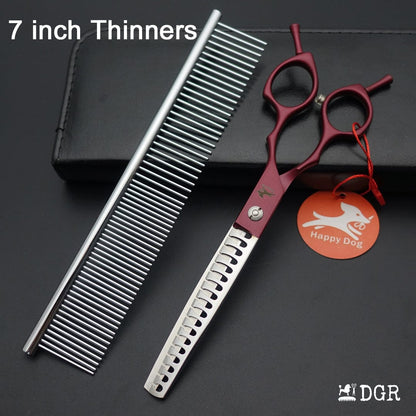 6.75" Pro. Pet Grooming Shears 3Pcs Set With Comb (New Arrivals)