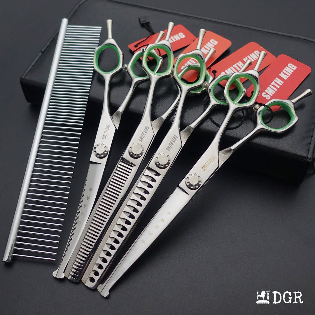 7 Pro. Dog Grooming Scissors Set with Safety Round Tips (New Arrivals –  DogGroomersRock