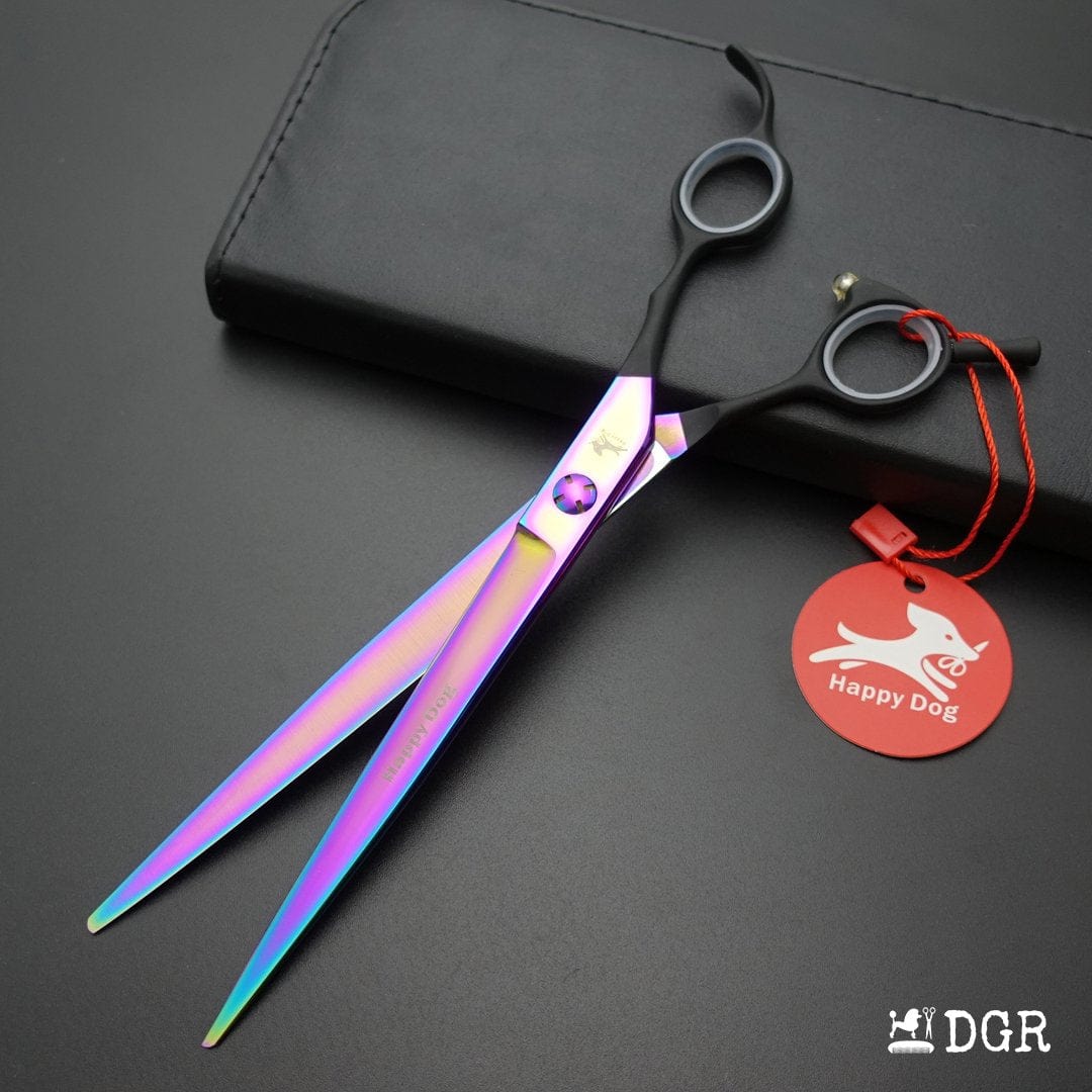 7.5" Professional Pet Grooming Straight Shears -1 Pcs (Rainbow)