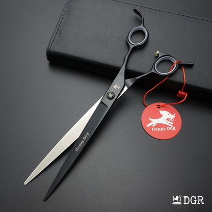 7.5" Professional Pet Grooming Straight Shears -1 Pcs (Black)