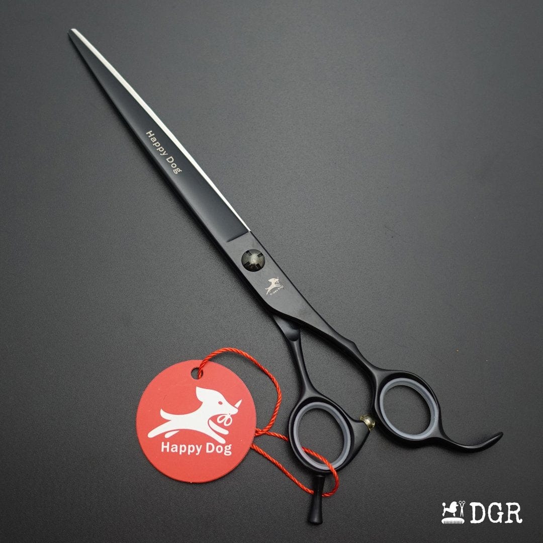 7.5" Professional Pet Grooming Straight Shears -1 Pcs (Black)