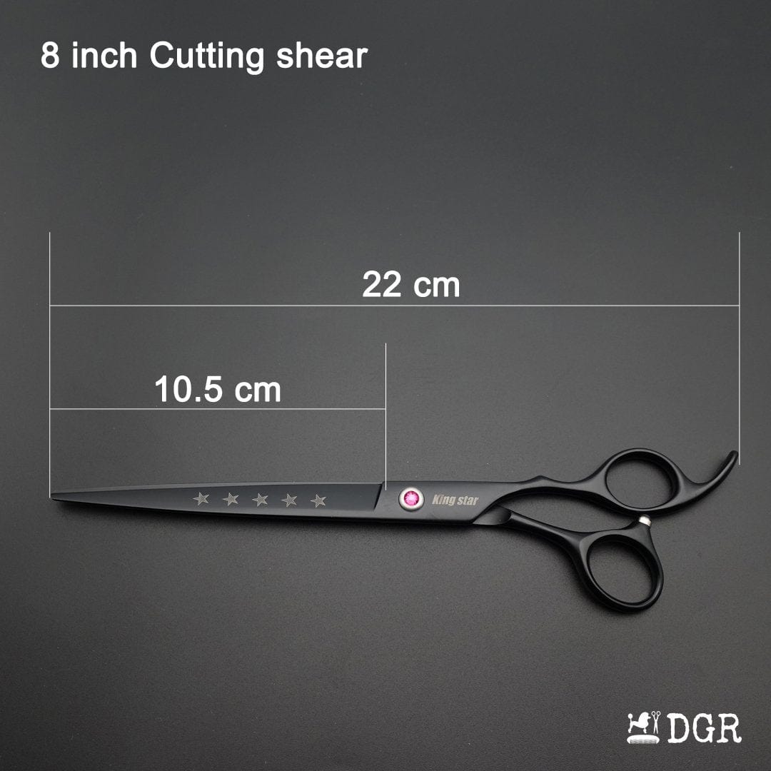 8" Professional Pet Grooming Shears Set-Black-USA warehouse available