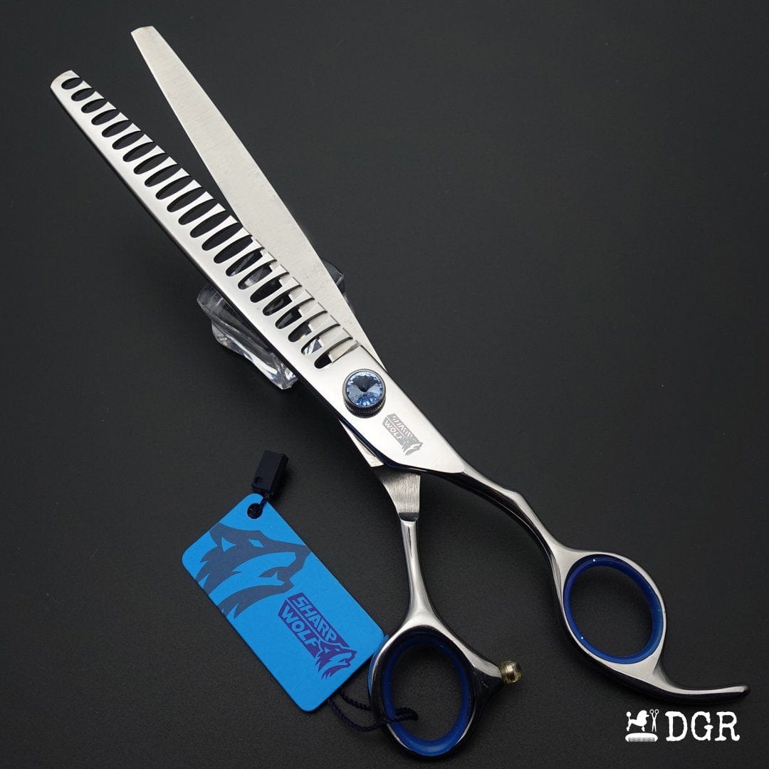 8" Professional Pet Grooming Shears 3Pcs Set -Silver