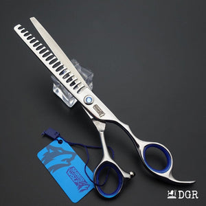 7" Professional Pet Grooming Thinning Scissors (Silver)