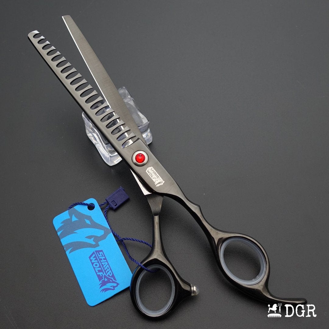 7" Professional Pet Grooming Thinning Scissors (Gray)