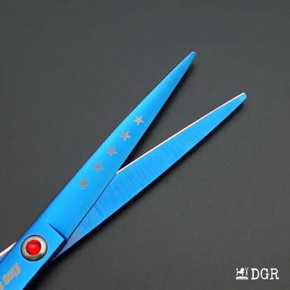 7" Professional Pet Grooming Shears Set - Blue-USA warehouse available