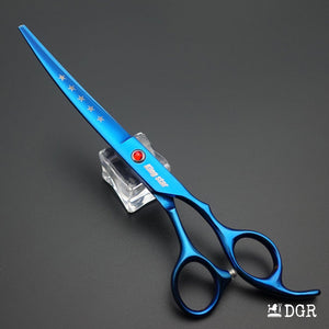 7" Professional Pet Grooming Shears Set - Blue-USA warehouse available