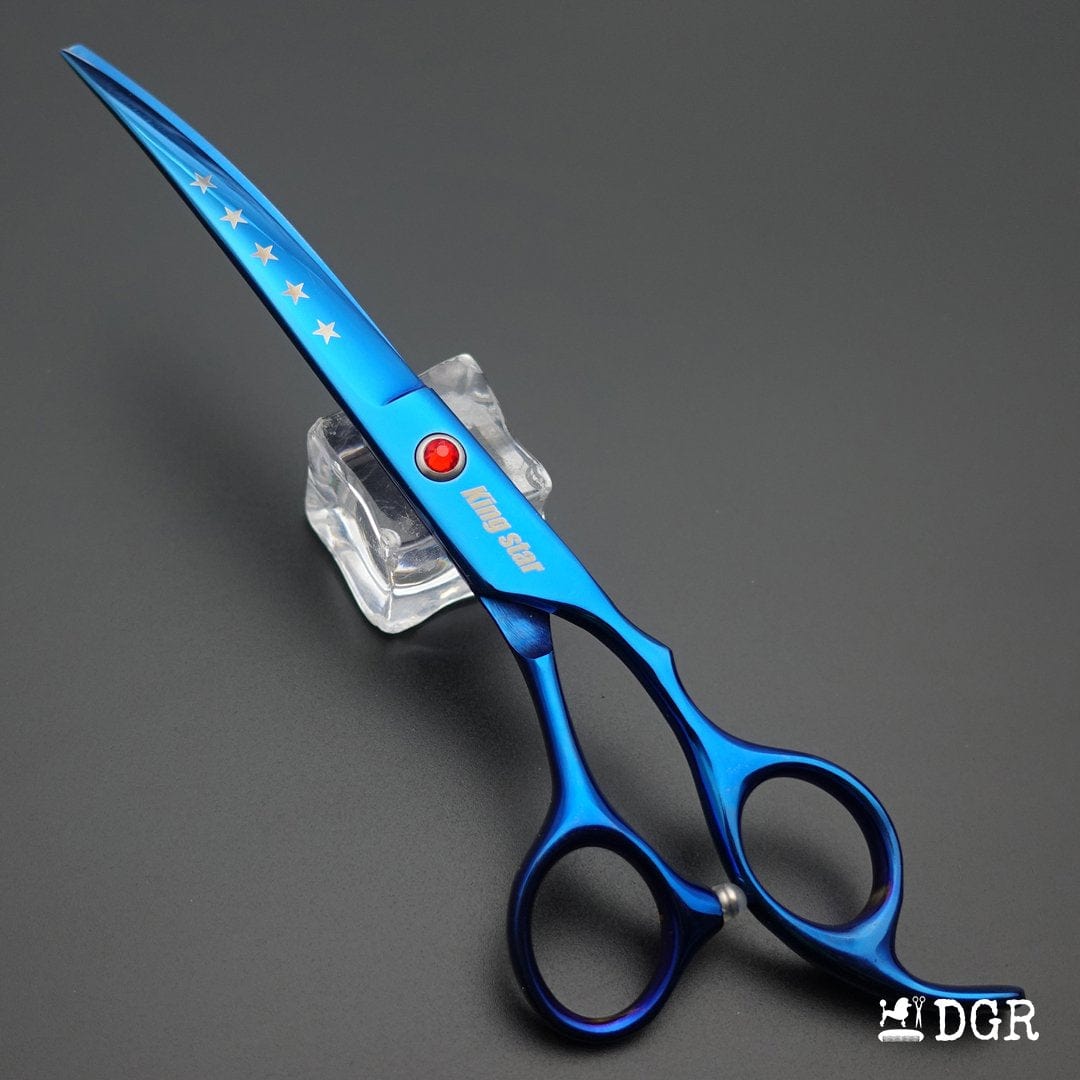 7" Professional Pet Grooming Shears Set - Blue-USA warehouse available