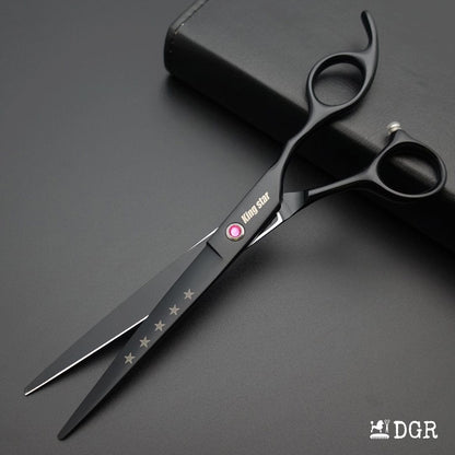 7“  Pro. PET GROOMING Shears 3Pcs set-Black