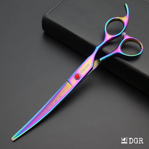 7" Professional Pet Grooming Shears Set - Rainbow-USA warehouse available